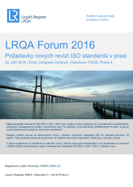 LRQA Forum 2016