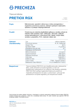 pretiox rgx - PRECHEZA as