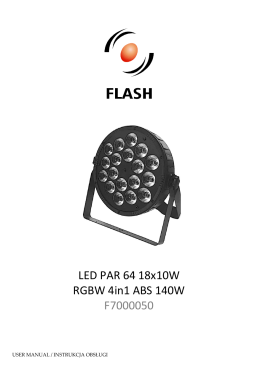 LED PAR 64 SLIM 7x0W RGBW - PS0710