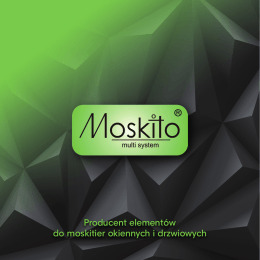 katalog pdf - Moskito Tarnów