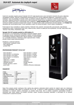 DLH 627 Automat do ciepłych napoi