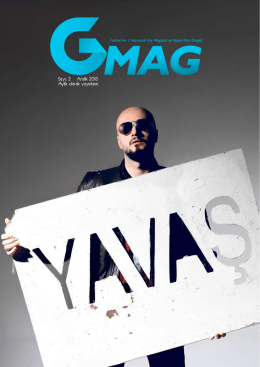 Aralık 2015 - GMag Türkiye`nin 1 Numaralı Gey Yaşam Tarzı Dergisi