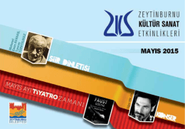 E-Dergi Mayıs 2015 - Zeytinburnu Kültür Sanat