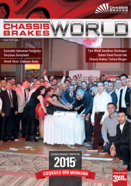 Sayı 7 - 2015 - Ocak - Chassis Brakes International Türkiye