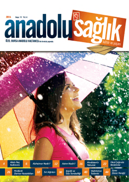 Anadolu Sağlık Dergisi Sayı 11