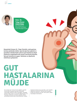 Gut Hastalarında Beslenme ve Diyet