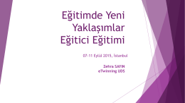 Öğrenme Aktiviteleri - EYY Eğitimi - 171 İstanbul