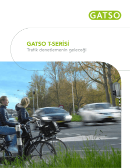 gatso t-serisi broşür - TEDES - Trafik Elektronik Denetleme Sistemleri