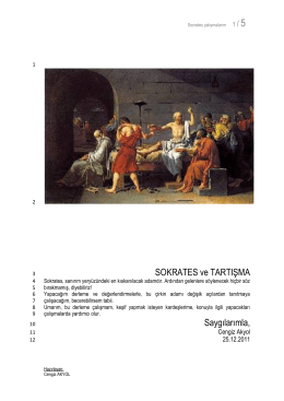 05 Sokrates ve Tartışma