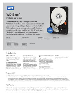 WD Blue PC Hard Drive Series Distribution