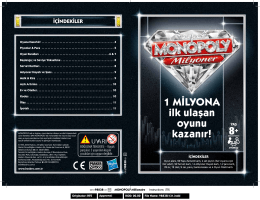 OYUNLAR - Monopoly Milyoner Instructions