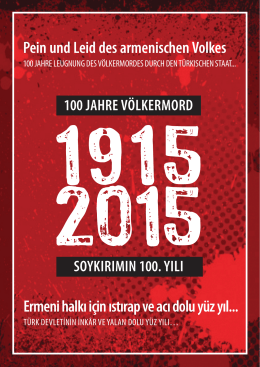 1915-2015 ermenilerin acıyla dolu yüz yılı..