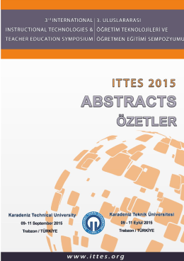 Abstracts (ITTES 2015)