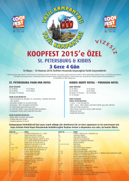 KOOPFEST 2015`e ÖZEL