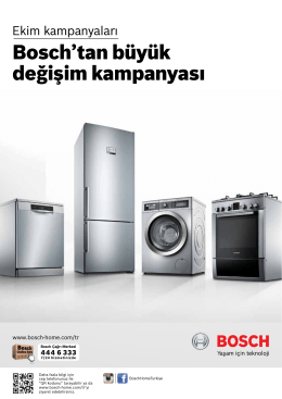 Bosch`tan büyük değişim kampanyası