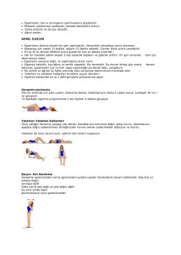 bel fıtığı egzersizleri pdf