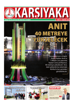 dergi 11.sayı2.indd - Karşıyaka Belediyesi