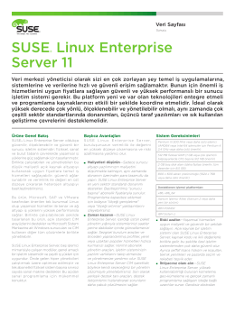 SUSE® Linux Enterprise Server 11