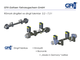 GFA Gothaer Fahrzeugachsen GmbH Römork dingilleri ve dingil