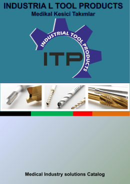 Matkap Özellikleri - ITP - Industrial Tool Products