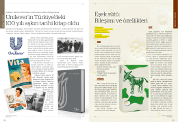 Unilever`in Türkiye`deki 100 yılı aşkın tarihi kitap oldu