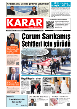5 Ocak 2016.qxd - Kesin Karar Gazetesi