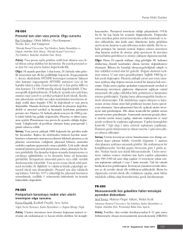 PDF Olarak İndir - Perinatal Journal