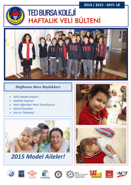 2015 Model Aileler!