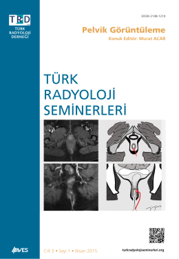 Pelvik Görüntüleme - Türk Radyoloji Seminerleri