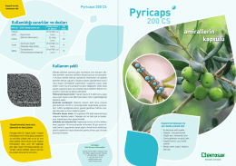 Pyricaps 200 CS kapsülasyon etki