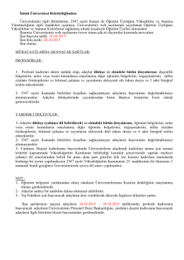 İnönü Üniversitesi - euygulama.dpb.gov.tr