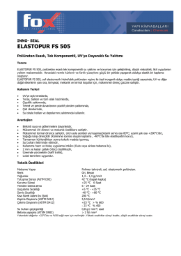 ELASTOPUR FS 505 - Fox Bau Professional