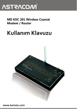 Wireless Coaxial Modem / Router