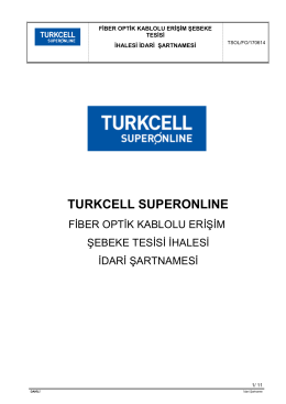 TELLCOM Osman Turgut - Tedarikçi Portal :|: TURKCELL