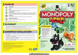 Monopoly Junior Instructions