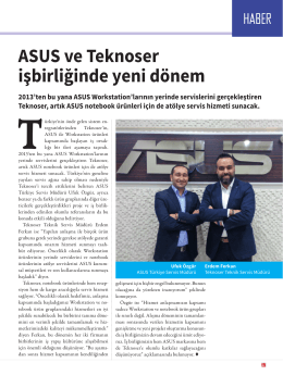 Asus ve Teknoser İşbirliğinde Yeni Dönem IT Pro Dergisi, Eylül 2015