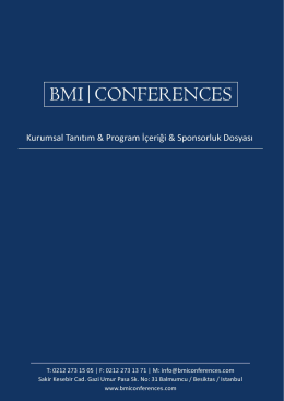 lojistik ve tedarik zinciri yönetimi zirvesi - BMI