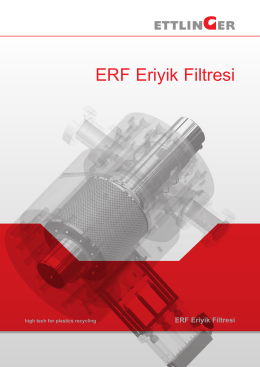 ERF Eriyik Filtresi - Ettlinger Kunststoffmaschinen GmbH