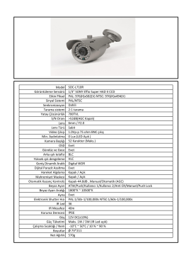 Model SOC-L710R Görüntüleme Sensörü 1/3`` SONY Effio Super