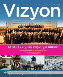 ATSO Vizyon Dergisi
