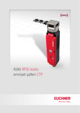 Kilitli RFID kodlu emniyet şalteri CTP