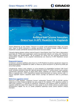 Antalya`daki yüzme havuzları Graco`nun H