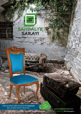1980`de kurulan Dostlar Sandalye şimdi SANDALYE SARAYI