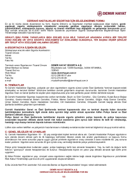cerrahi hastalık bilgilendirme formu / 02/06/2015 tarihli