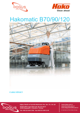 Hakomatic B70/90/120