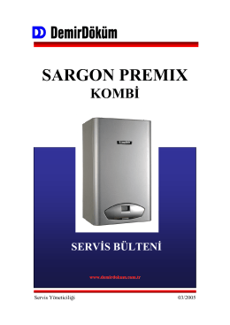 sargon premıx - DemirDöküm Servis Yönetim Sistemi v4.1