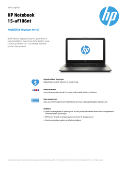 HP Notebook 15-af106nt
