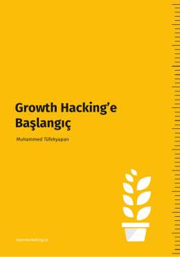 Growth Hacking`e Başlangıç Growth Hacking`e