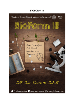 Basın Yazısı Bioform3 - Yıldız Teknik Üniversitesi Metalurji ve