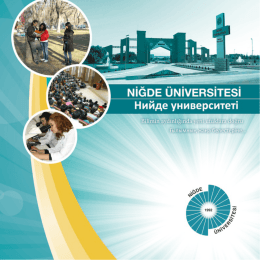 Untitled - Niğde Üniversitesi